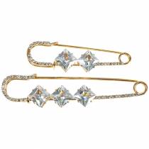 Artikel Säkerhetsstift smycken stift diamantguld 2st