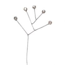 Artikel Diamantsträng klar blank 10cm 12 st