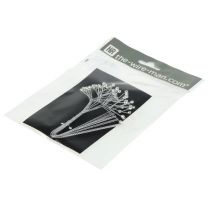 Artikel Diamantsträng klar blank 10cm 12 st