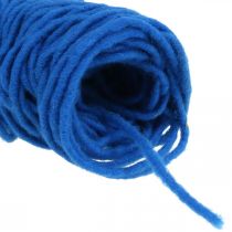 Vektråd filtsnöre med tråd 30m blå