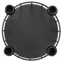 Artikel Trådkorg dekorativ metallkorg ljushållare svart Ø23,5cm