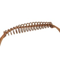 Artikel Oval trådkorg med handtag, trädgårdsdekoration, rostfärgad, 30/25 cm, set om 2