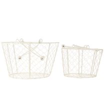 Artikel Dekorativa trådkorgar som en dekorativ lösning för kreativ trädgårdsdesign, 30 cm, 1 set