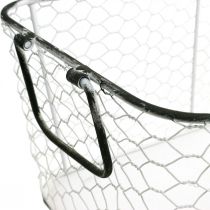 Artikel Wire basket, planter, planter L43.5 / 39.5 / 35cm, set of 3