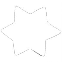 Artikel Trådstjärna vågringstjärnor till julkrans 20cm 10 st