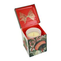 Artikel Doftljus julljus glas vit julljus 7,5cm
