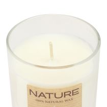 Doftljus i glas naturvax Wenzel Candles Magnolia 85×70mm