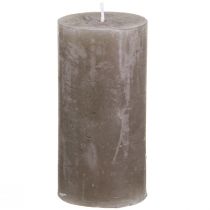 Artikel Enfärgade ljus bruna pelarljus 50×100mm 4 st