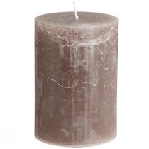Artikel Enfärgade ljus bruna pelarljus 85×120mm 2 st
