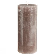 Artikel Enfärgade ljus bruna pelarljus 85x200mm 2 st