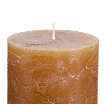 Artikel Enfärgade kolaljus 70×80 mm, set om 4 - Rustik dekoration, perfekt för advent, handgjorda