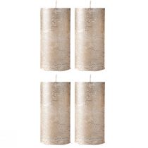 Artikel Enfärgade ljus platina 50x100mm 4 st