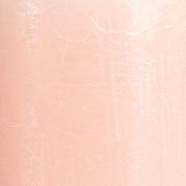 Artikel Enfärgade ljus rosa pelarljus ljusrosa 70×120mm 4 st