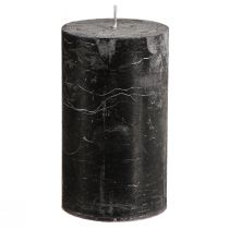 Artikel Enfärgade ljus svarta pelarljus 70×120mm 4 st
