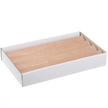 Artikel Enfärgade ljus bordsljus aprikos 34x240mm 4 st