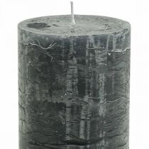 Artikel Enfärgade ljus antracit pelarljus 70×120mm 4 st
