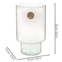 Artikel Glascylinderbehållare Eco Glass 25cm