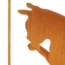 Artikel Patina dekoration katt rost dekoration för upphängning 24,5cm