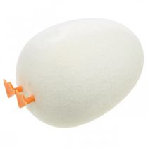 Artikel Dekorativt ägg med ben Påskäggkräm Rolig påskdekoration H13cm 4st