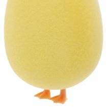 Artikel Påskägg med ben Gul dekorativ figur Ägg påskdekoration H13cm 4 st