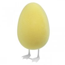 Dekorativt ägg med ben gul bordsdekoration Påsk dekorativ figurägg H25cm