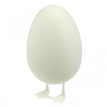 Dekorativt ägg med ben Påskäggvita Bordsdekoration påskfigur H25cm