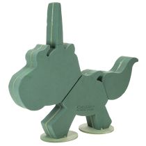 Artikel Blommig skum enhörning 68cm x 60cm