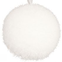 Artikel Snöbollsdekor snödekoration vinterdekoration dekorationshängare 7,5cm