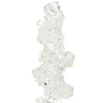 Artikel Istappsträddekoration med glitter vinterdekoration 17,5 cm 4 stycken