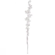 Artikel Vinterdekoration istappsdekorationshängare klar 25cm 3 st