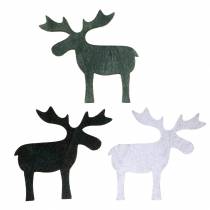 Artikel Scatter dekoration rensvart, silver, mörkgrå assorterad 4cm 72 st