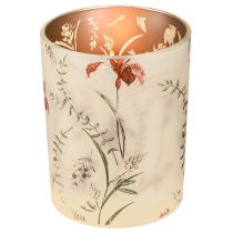 Artikel Elegant ljusstake med blommotiv för harmonisk rumsdesign, 12,5 cm, 2 stycken