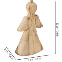 Artikel Ängelfigur för att hänga på julgran, 10 cm, 12 delar
