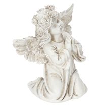 Artikel Ängelfigur bedjande, gravdekoration, sittande, 13 cm, 2 stycken