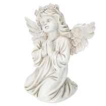 Artikel Ängelfigur bedjande, gravdekoration, sittande, 13 cm, 2 stycken