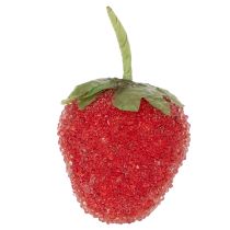 Artikel Konstgjorda jordgubbsdekorationer för eleganta interiörer och fester, 4 cm, 24 stycken