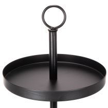 Artikel Runt serveringsställ i metall med tre nivåer för bordsdekoration i flera nivåer, 61 cm