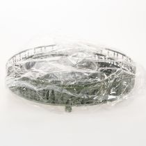 Artikel Serveringsställ i metall, grönt, tre nivåer, grandekor, runt, 49 cm