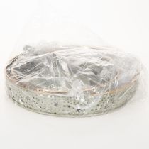 Artikel Dekorativ serveringsbricka i två nivåer med handtag, stjärnmotiv, 49 cm