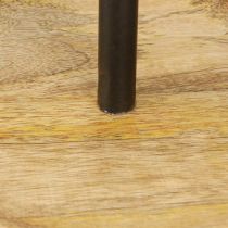 Artikel Etagere enplans metall träplatta natursvart 24cm