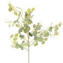 Artikel Konstgjord eukalyptusgren med runda blad, 75 cm, 4 stycken
