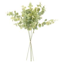 Artikel Konstgjord eukalyptusgren med runda blad, 75 cm, 4 stycken