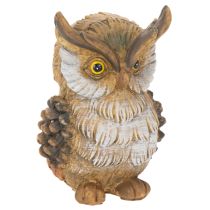 Artikel Ugglefigur, liten sittande uggla, dekoration, 11 cm