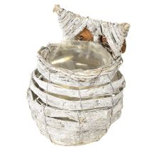 Artikel Uggla för plantering vit 23cm