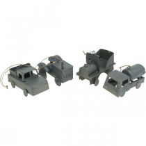 Artikel Fordon metall att hänga sorterade 9-10cm 4st