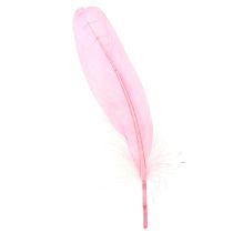Artikel Fjädrar för pyssel Rosa gåsfjädrar 18cm - 20cm 20g x 2st