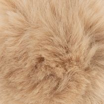Artikel Dekorativ pompom att hänga, fluffig pälsboll, 7 cm, 6 stycken