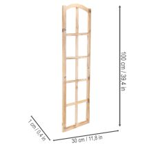 Artikel Träfönsterram som väggdekoration 100 cm