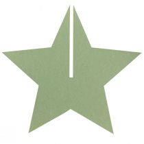 Artikel Filt dekorativ stjärna att placera juldekoration filt grön H62cm