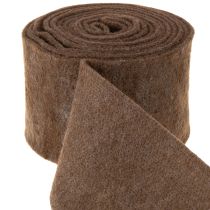 Artikel Brunt ullfiltband, 15 cm x 5 m, för dekoration och pyssel